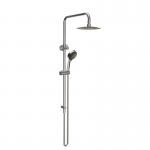 Elle Stainless Steel Shower Twin With Rail